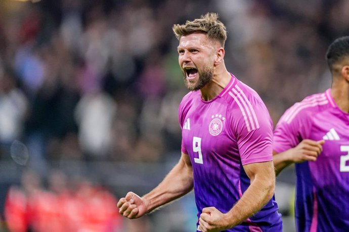 Archivo - Niclas Füllkrug of Germany celebrates after scoring his sides second goal during the International Friendly football match between Germany and Netherlands on March 26, 2024 at Deutsche Bank Park in Frankfurt am Main, Germany - Photo Joris Verwij