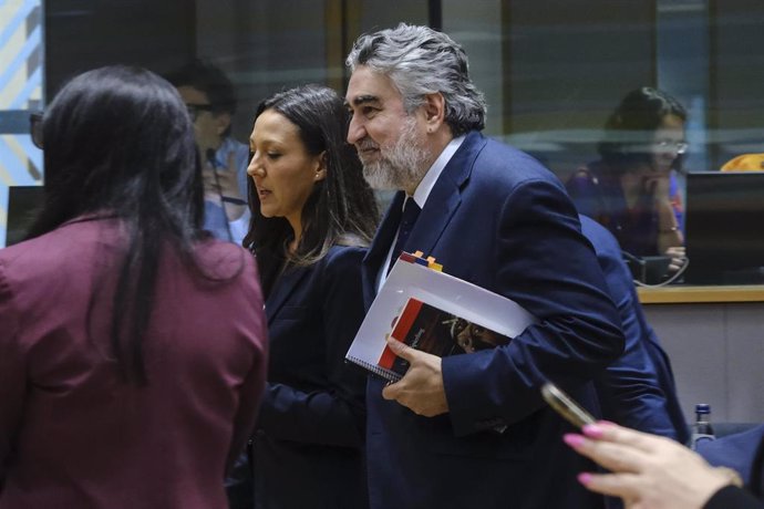 El presidente del Consejo Superior de Deportes (CSD), José Manuel Rodríguez Uribes, acude a la reunión de los ministros de Deportes de la UE en Bruselas.