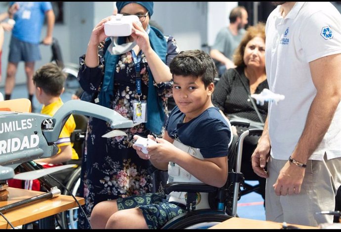 UMILES e Italfarmaco llevan la tecnología de los drones al Hospital Nacional de Parapléjicos de Toledo