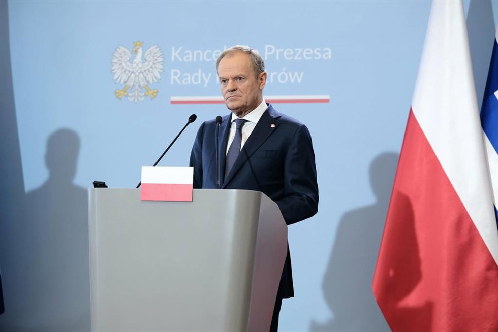 Archivo - El primer ministro de Polonia, Donald Tusk