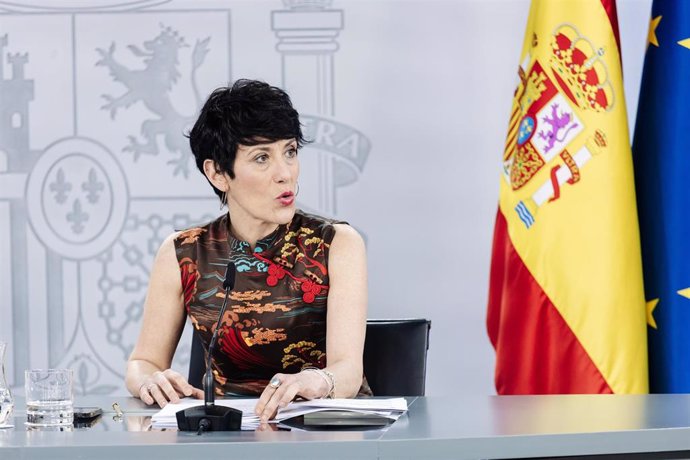 Archivo - La ministra de Inclusión, Seguridad Social y Migraciones, Elma Saiz. 