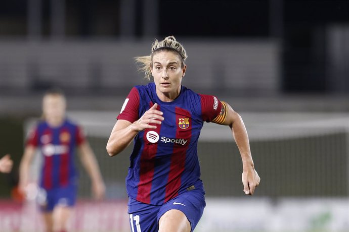 Archivo - Alexia Putellas of FC Barcelona in action during the Spanish Women League, Liga F, football match played between Real Madrid and FC Barcelona at Alfredo Di Stefano stadium on March 24, 2024, in Valdebebas, Madrid, Spain.