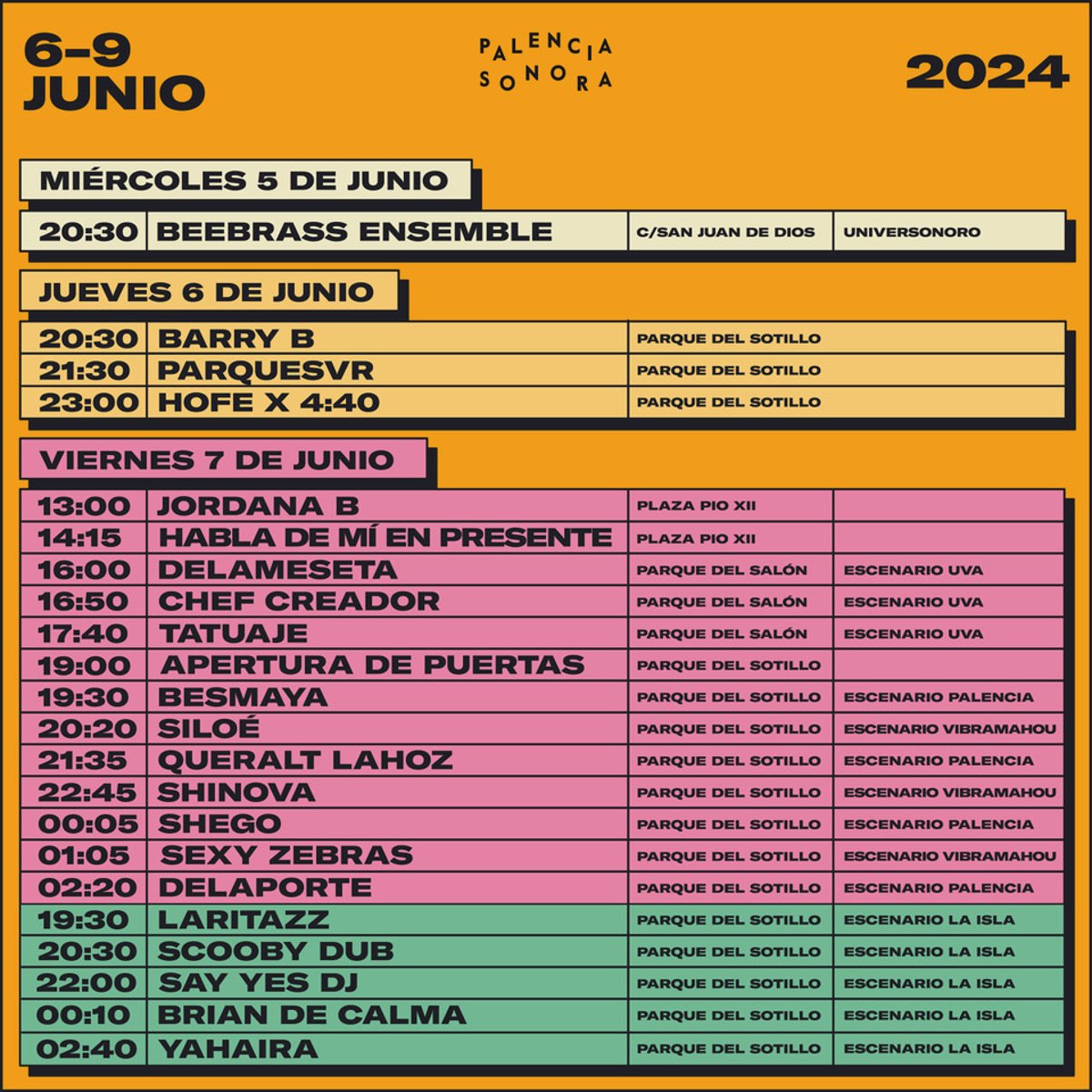 Los DJ Scooby Dub, Guacharaco, Mr. Cong y Laritazz se suman al Palencia Sonora