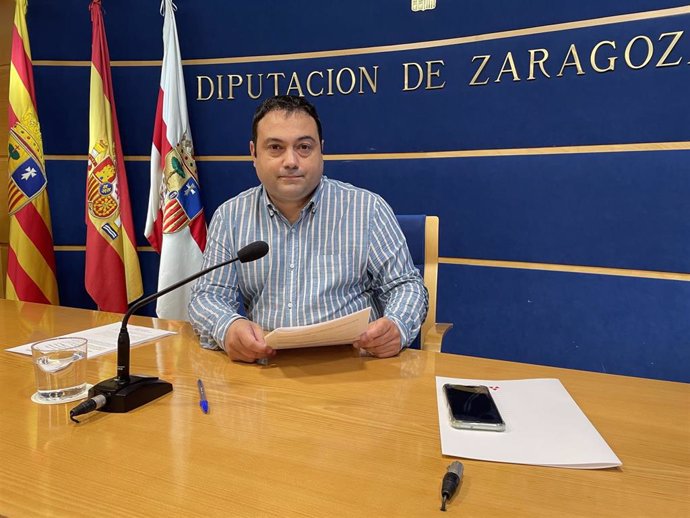 El diputado de la DPZ, delegado de Cooperación al Desarrollo y Memoria Democrática, Rubén Estévez.