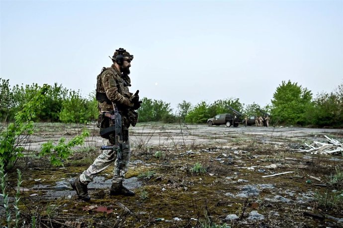 Archivo - Militar de las Fuerzas Armadas de Ucrania en la región de Zaporiyia