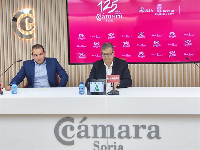 Santamaría y Martínez durante la rueda de prensa.