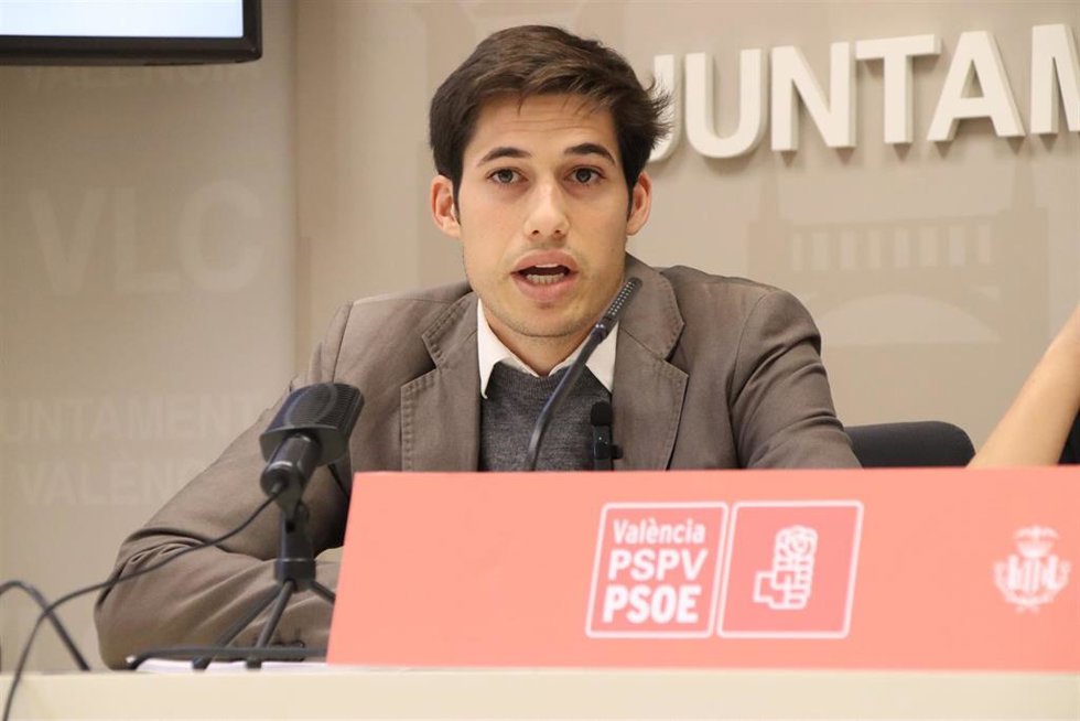 Archivo - El concejal del PSPV-PSOE en el Ayuntamiento de Valncia Borja Sanjuán.