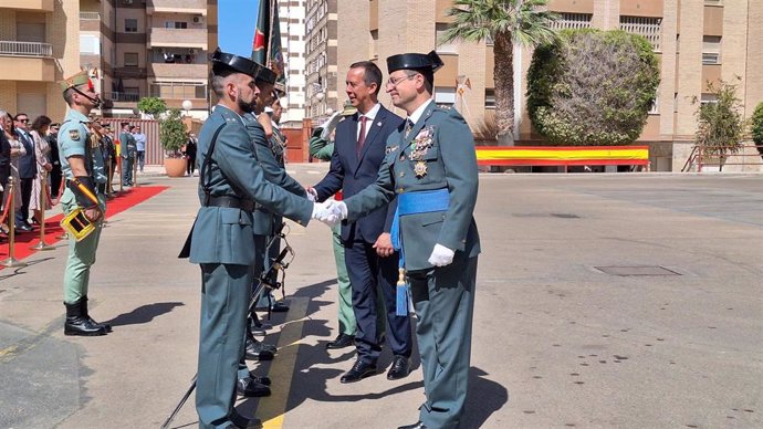 Acto de conmemoración por el 180º aniversario de la fundación de la Guardia Civil.