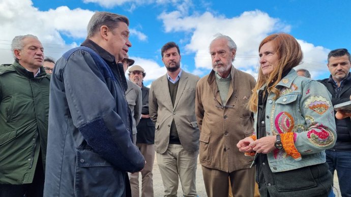 El ministro de Agricultura, Luis Planas, en su visita de este miércoles a Ávila