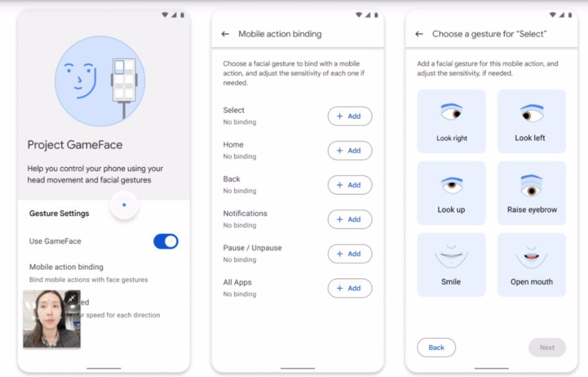 Google Introduces Project Gameface Technology for Android: Control Apps and Games with Facial Gestures