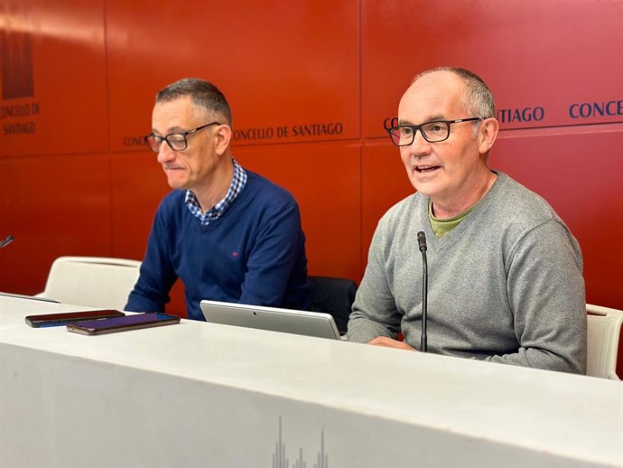 Presentación de la nueva línea de autobús a Lavacolla.