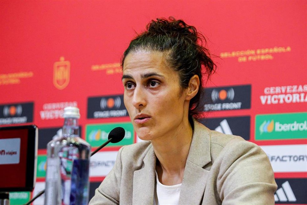 Archivo - Montse Tomé durante una rueda de prensa