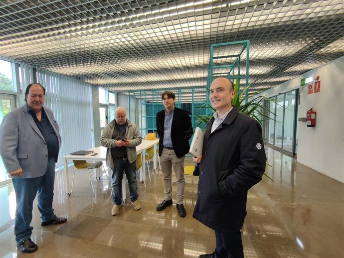 Borja Sánchez, en el centro