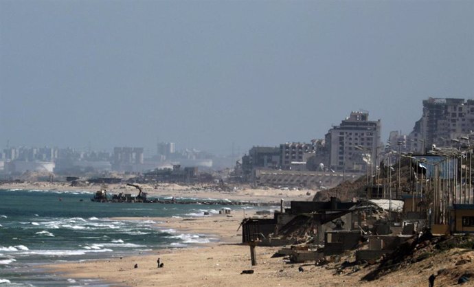 Archivo - Costa de la Franja de Gaza