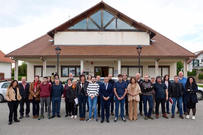 El consejero Óscar Chivite participa en la Asamblea del Pirineo en Burguete.