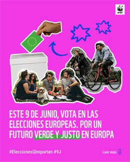 WWF insta a votar en las Elecciones Europeas para evitar retrocesos en las políticas ambientales de la UE.