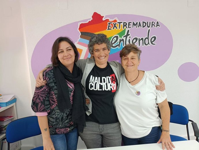 Flor Mirón, Noelia González y Sisi Cáceres, de Extremadura Entiende