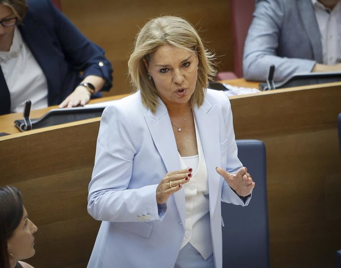 La vice-presidenta Susana Camarero a Les Corts