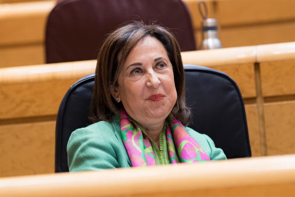La ministra de Defensa, Margarita Robles, en una imagen de archivo en el Senado.