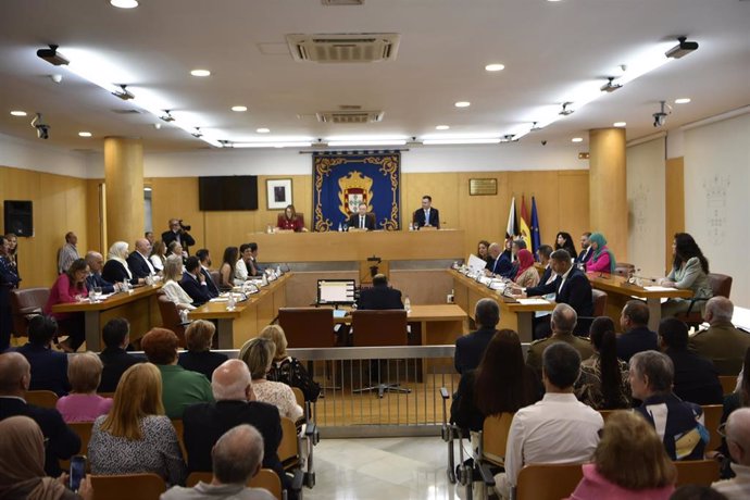 Archivo - Sesión de constitución del Ayuntamiento de Ceuta, a 17 de junio de 2023, en Ceuta (España). E