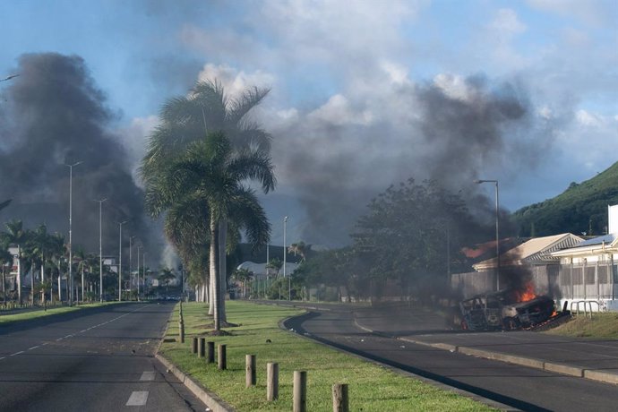 Imatge de les protestes a Nova Caledònia