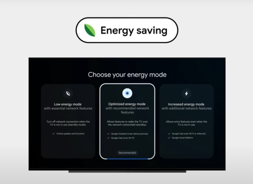 Ahorro energía en AndroidTV
