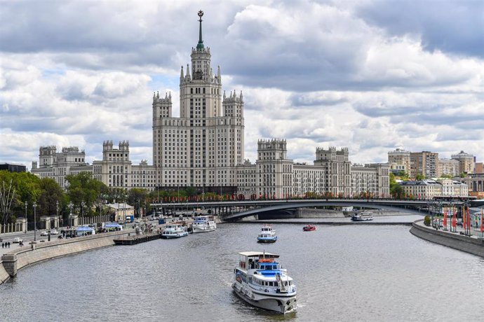 Una fotografía de Moscú, la capital de Rusia