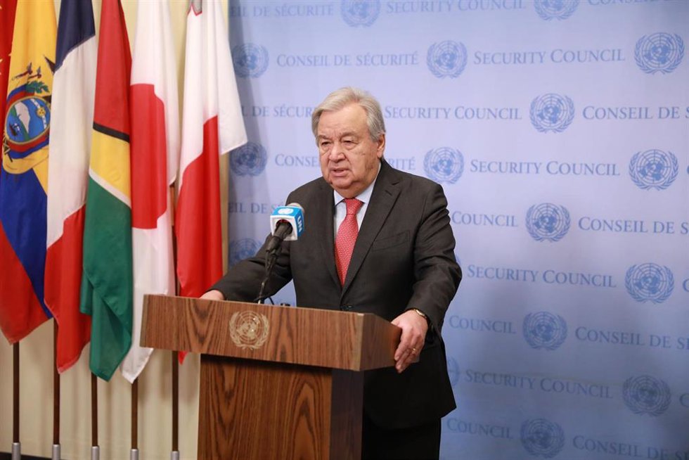 El secretario general de Naciones Unidas, António Guterres