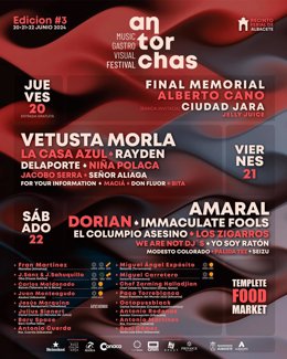 Cartel del Festival Antorchas.