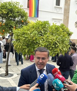 El secretario general del PSOE de Extremadura, Miguel Ángel Gallardo