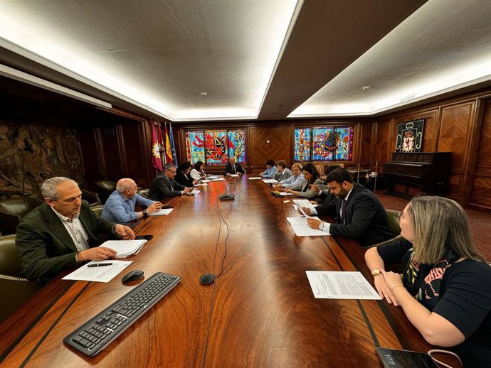 Celebración de la Junta de Gobierno Local del Ayuntamiento de León de este viernes.