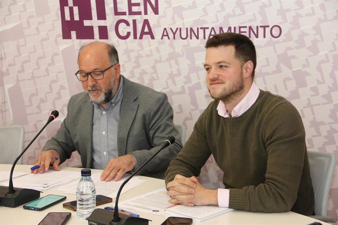 El teniente de alcalde y el concejal de Urbanismo de Palencia.