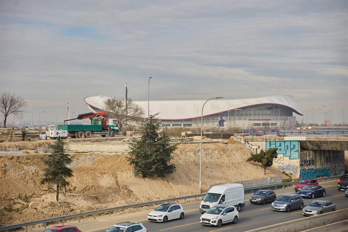 Archivo - Accesos del Estadio Civitas Metropolitano