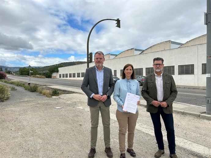 Visita de los representantes del PP de Córdoba a Baena.