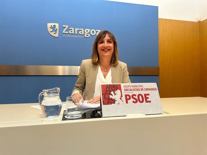 La portavoz del PSOE en el Ayuntamiento de Zaragoza, Lola Ranera.