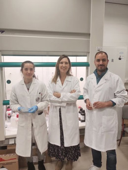 Investigadores de la UJA que han participado en el estudio.