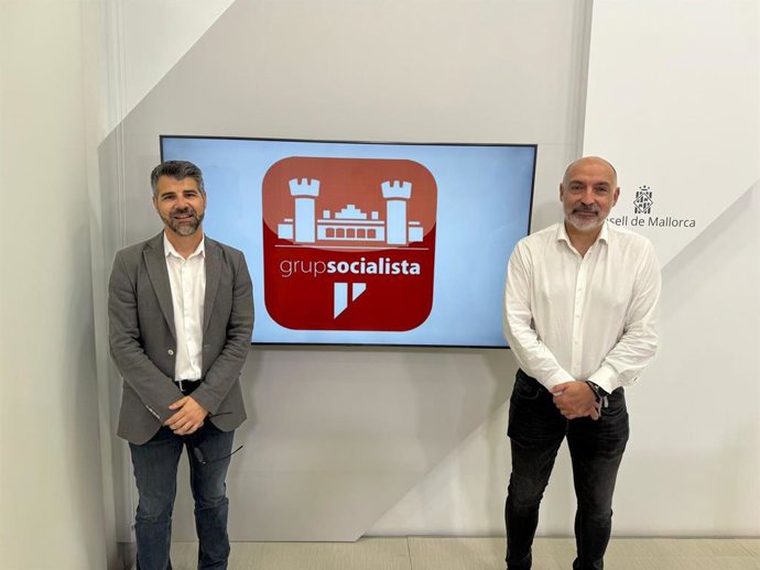 Los consellers electos del PSIB Javier de Juan y Andreu Serra.