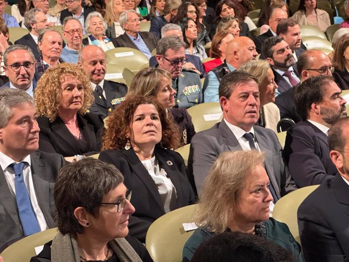 El secretario xeral del PSdeG,  José Ramón Gómez Besteiro, participa en el acto institucional del Día das Letras Galegas