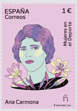 Correos emite un sello dedicado a la primera futbolista española, la malagueña Ana Carmona