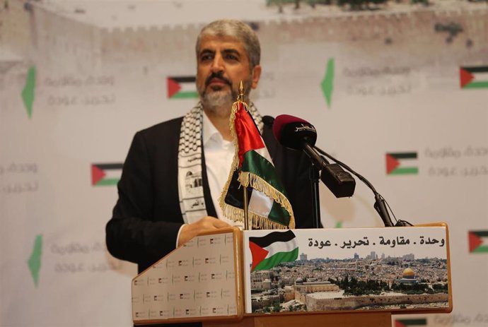 Archivo - El dirigente de Hamás Jaled Meshal
