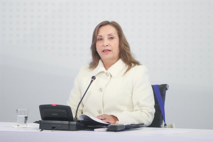 La presidenta de Perú, Dina Boluarte