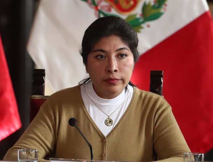 Archivo - La exjefa de Gabinete del Gobierno de Perú, Betssy Chávez