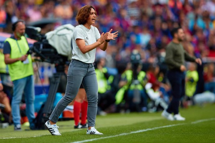 La entrenadora de la Real Sociedad, Natalia Arroyo