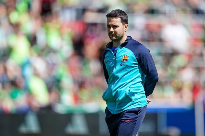 Archivo - Jonatan Giráldez, entrenador del FC Barcelona Femení.