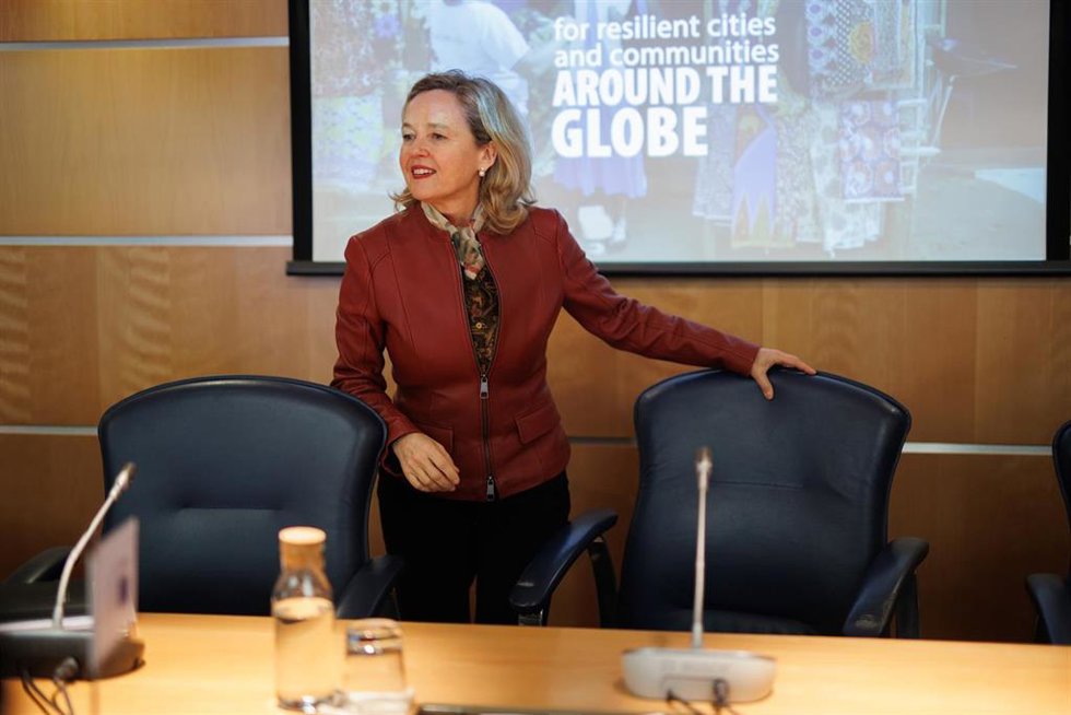 Archivo - La presidenta del Banco Europeo de Inversiones (BEI), Nadia Calviño