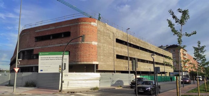 Edificio en construcción del Conservatorio Superior de Música de Jaén.
