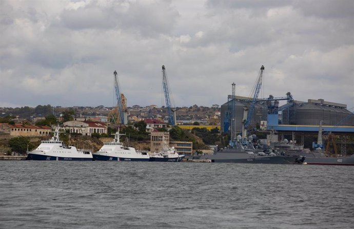 Archivo - Imagen de archivo del puerto de Sebastopol (Crimea) 