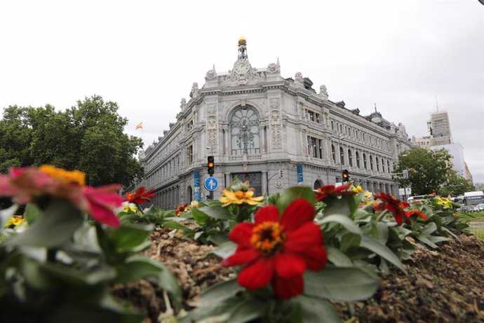 Archivo - Sede del Banco de España el día que ha publicado su informe anual, a 13 de mayo de 2021, en Madrid (España).