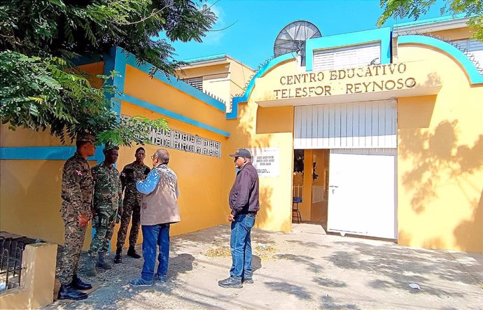Colegio electoral en República Dominicana