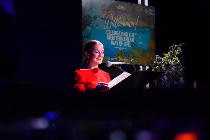 Archivo - La presidenta del Govern, Marga Prohens, en un acto durante la feria turística ITB de Berlín.